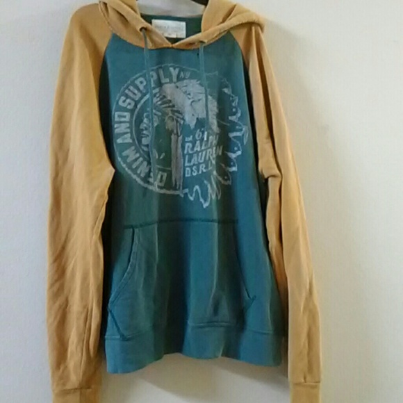 Ralph Lauren Other - VTG Ralph Lauren Denim and Supply Indian Hoodie XL